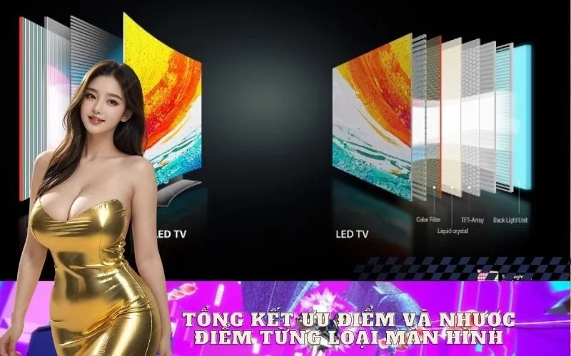 Tổng Kết Ưu Điểm và Nhược Điểm Từng Loại Màn Hình